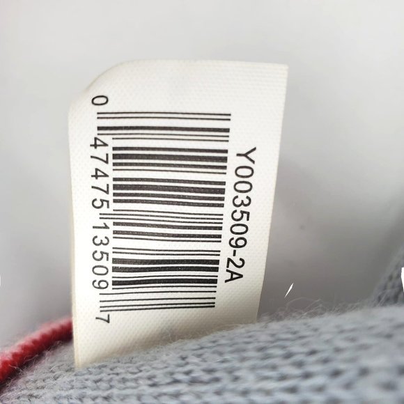 Dan Dee Save Our Earth‎ Now Knit Plush Mouse Gray Red Striped Shirt 17” Long Toy - Picture 7 of 8